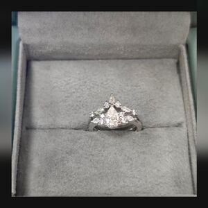 1.35 ct Moissanite Ring Set